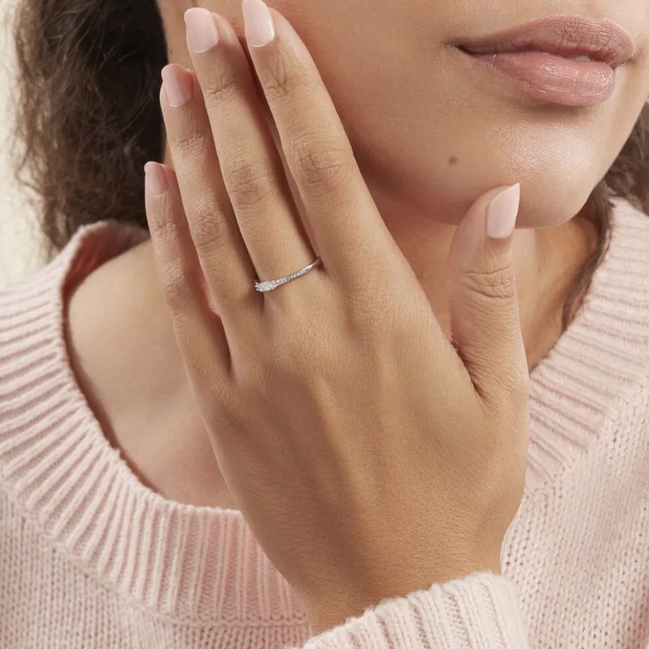 Sale Histoire d'Or Bague Or Blanc Sabine Diamants