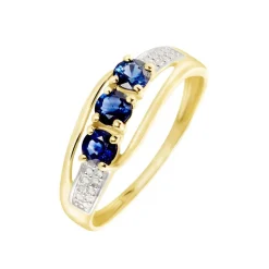 Histoire d'Or Bague Or Jaune Abelard Saphirs Diamants* Bagues|Bagues Avec Pierre