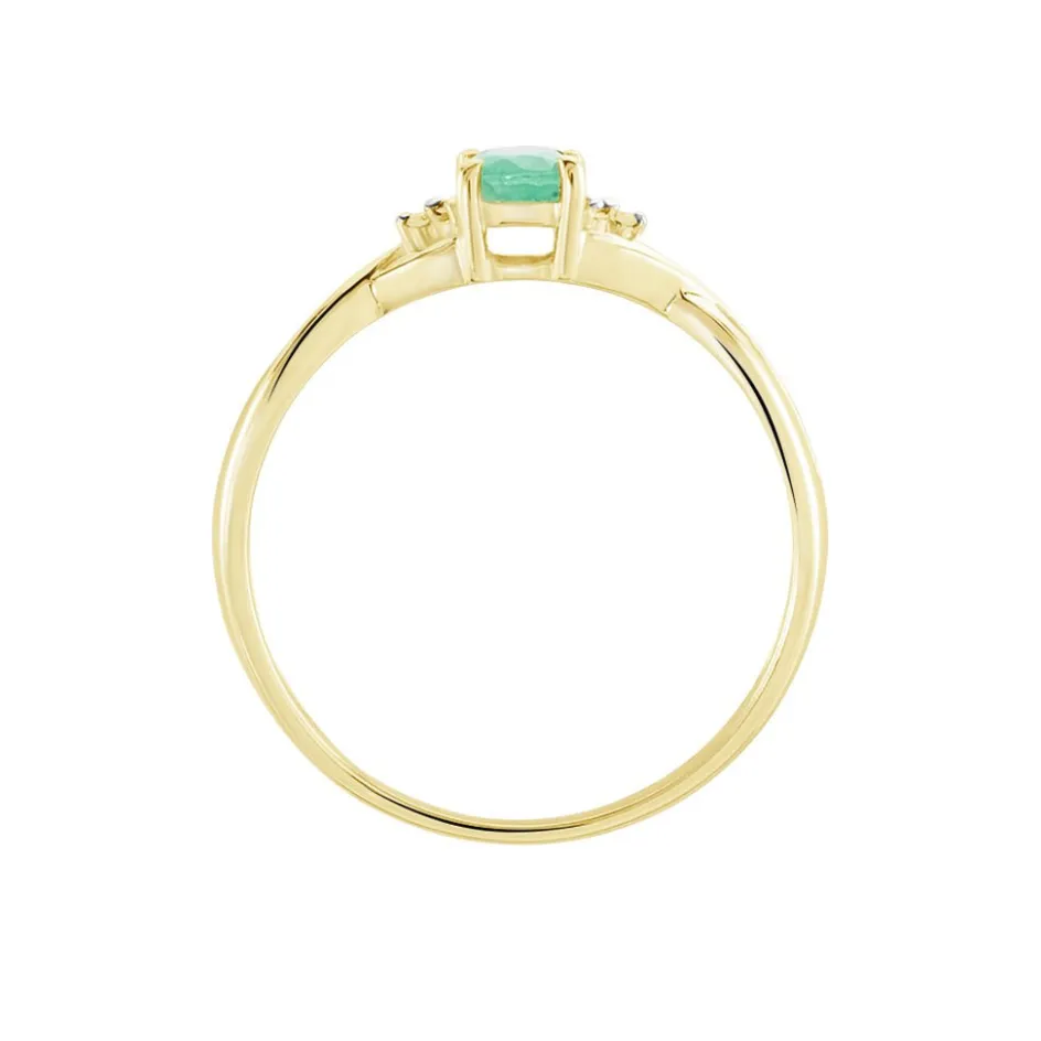 Histoire d'Or Bague Or Jaune Cassie Emeraude Diamants* Bagues|Bagues Avec Pierre