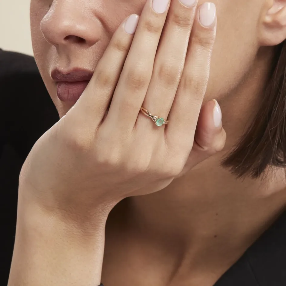 Histoire d'Or Bague Or Jaune Cassie Emeraude Diamants* Bagues|Bagues Avec Pierre