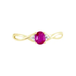 Sale Histoire d'Or Bague Or Jaune Cassie Rubis Diamants or jaune rubis