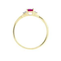 Sale Histoire d'Or Bague Or Jaune Cassie Rubis Diamants or jaune rubis
