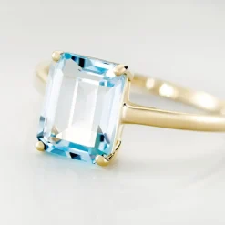 Histoire d'Or Bague Or Jaune Faraj Topaze* Bagues|Bagues Avec Pierre