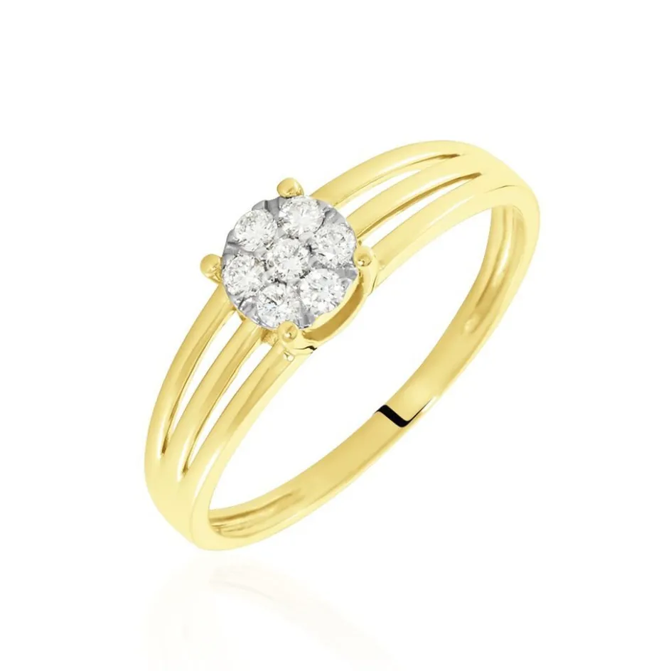 Online ADG Bague Or Jaune Isadore Diamants