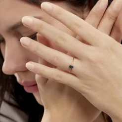 Sale Histoire d'Or Bague Or Jaune Jehane Topaze Oxydes De Zirconium or jaune topaze bleu london