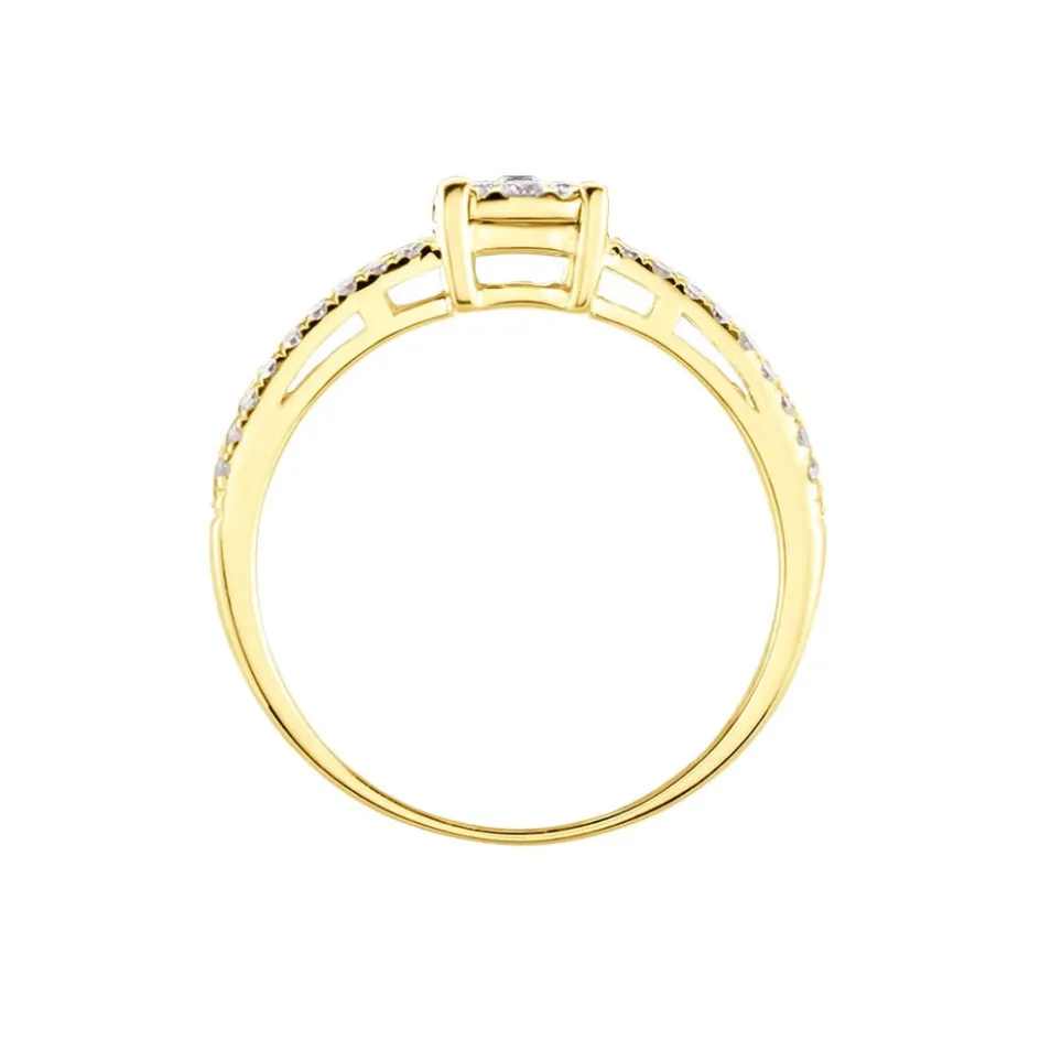 Outlet Histoire d'Or Bague Or Jaune Julia Diamants or jaune diamant