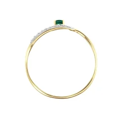 New Histoire d'Or Bague Or Jaune Karmele Emeraude or jaune emeraude