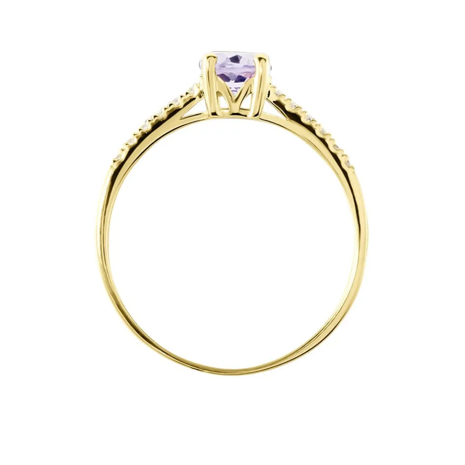 Best Histoire d'Or Bague Or Jaune Manon Améthyste or jaune améthyste violet