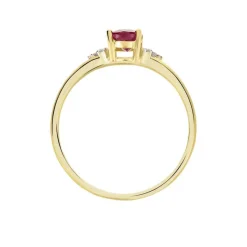 Discount Histoire d'Or Bague Or Jaune Marie Rubis Diamants or jaune rubis