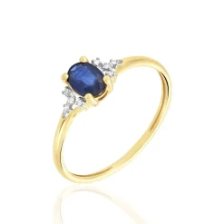 Histoire d'Or Bague Or Jaune Marie Saphir Diamants* Bagues|Bagues Avec Pierre