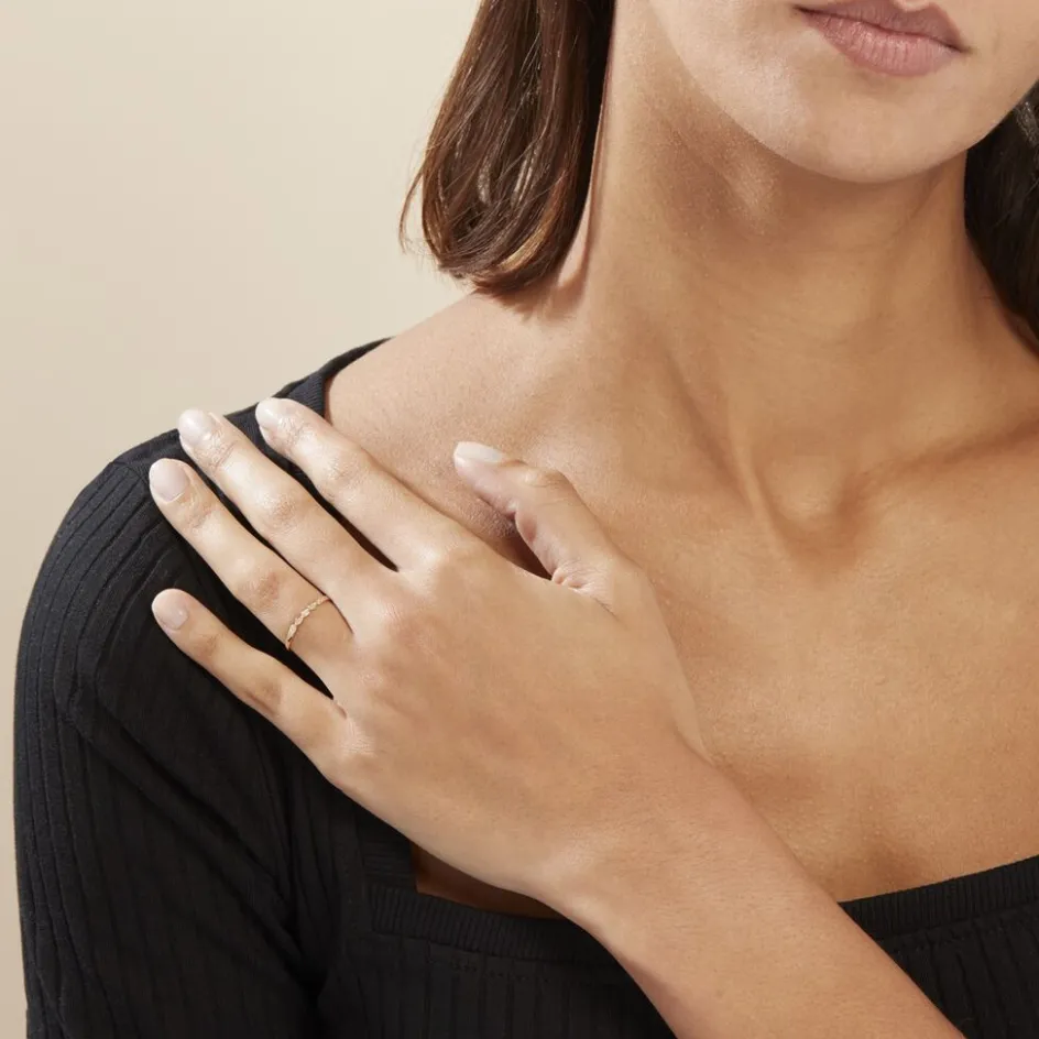 Outlet Histoire d'Or Bague Or Jaune Terance Diamants