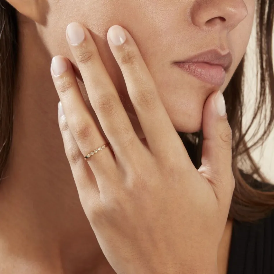 Outlet Histoire d'Or Bague Or Jaune Terance Diamants