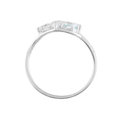 Histoire d'Or Bague Orchidee Or Blanc Topaze Oxyde De Zirconium* Bagues|Bagues Avec Pierre