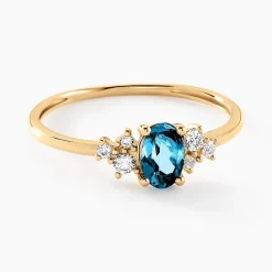 Histoire d'Or Bague Pansy Or Jaune Topaze Oxyde De Zirconium* Bagues|Bagues Avec Pierre