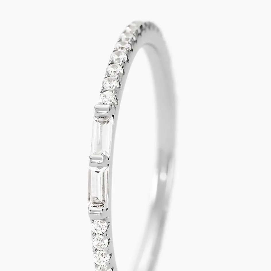 Best Histoire d'Or Bague Paoline Argent Blanc Oxyde De Zirconium