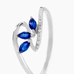 Histoire d'Or Bague Petale Et Diamant* Bagues|Bagues Avec Pierre