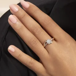 Histoire d'Or Bague Petunia or jaune diamant