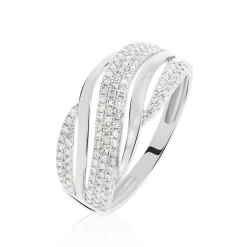 Clearance Histoire d'Or Bague Phaedra Or Blanc Diamant