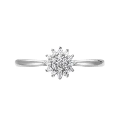 Outlet Histoire d'Or Bague Platine Alden Diamants