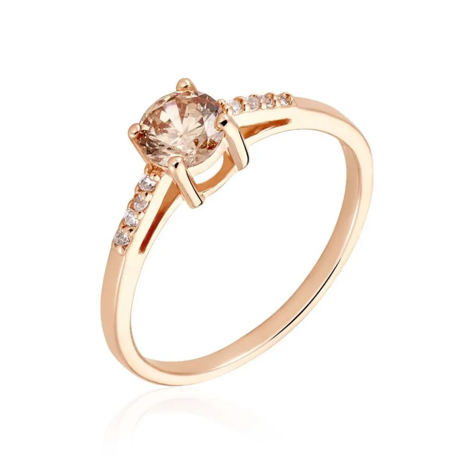 Sale Histoire d'Or Bague Rio Argent Rose Oxyde De Zirconium
