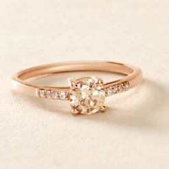 Sale Histoire d'Or Bague Rio Argent Rose Oxyde De Zirconium