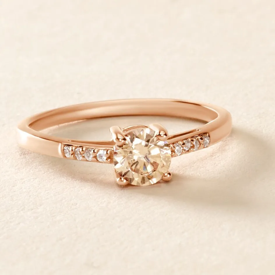 Sale Histoire d'Or Bague Rio Argent Rose Oxyde De Zirconium