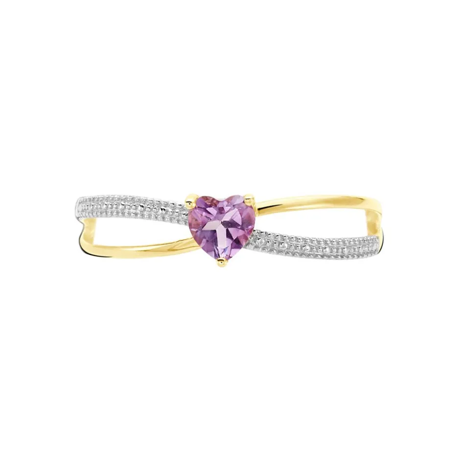 Discount Histoire d'Or Bague Rory Or Jaune Amethyste or jaune amethyste violette