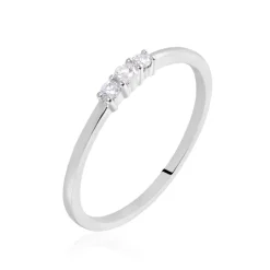 Outlet Histoire d'Or Bague Sabine Or Blanc Diamant