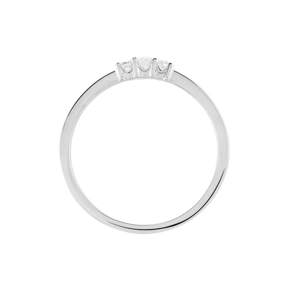 Outlet Histoire d'Or Bague Sabine Or Blanc Diamant