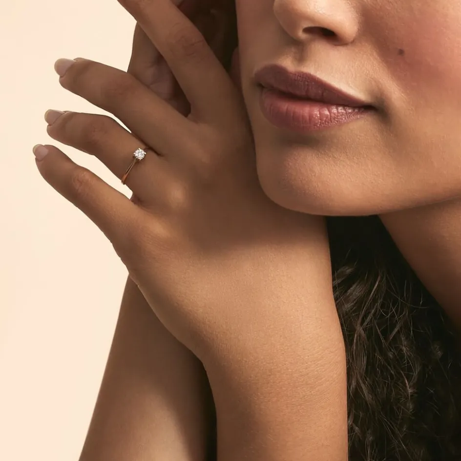 Outlet Histoire d'Or Bague Sandrine or jaune diamant