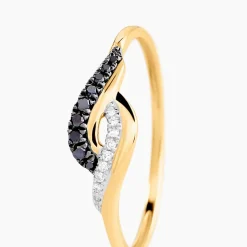 Best Histoire d'Or Bague Sculptural Or Jaune Diamant