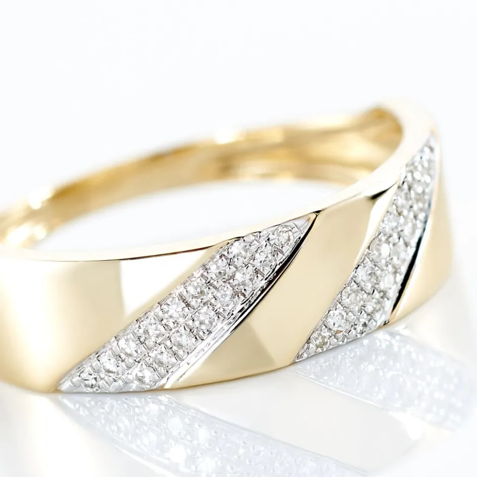 Clearance Histoire d'Or Bague Shalanda Or Jaune Diamant
