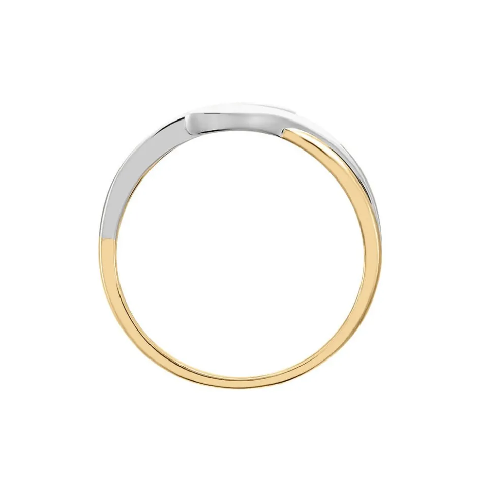 Outlet Histoire d'Or Bague Sharron Or Bicolore Diamant Blanc