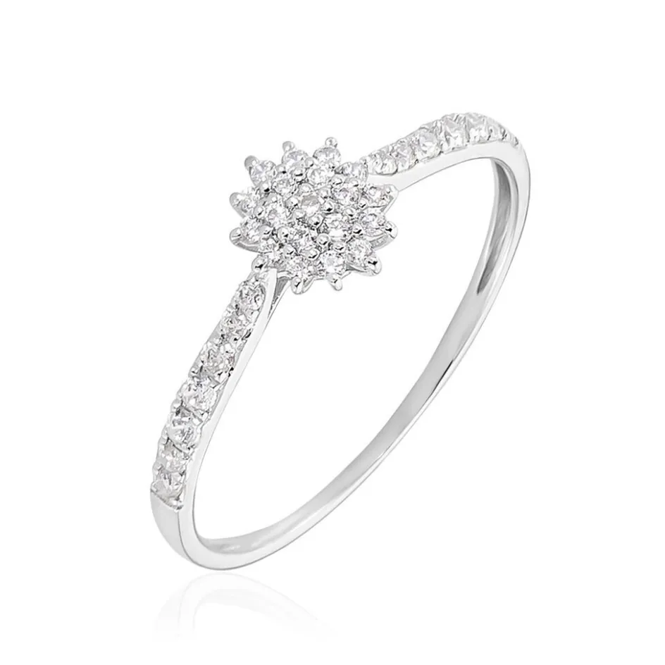 Best Histoire d'Or Bague Shin De Zirconium or blanc oxyde