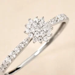 Best Histoire d'Or Bague Shin De Zirconium or blanc oxyde