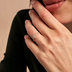 Histoire d'Or Bague Shin De Zirconium* Bagues|Bagues Avec Pierre