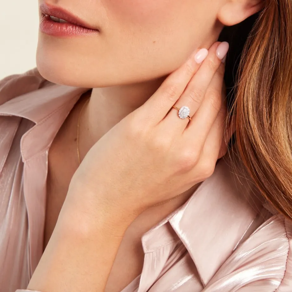 Clearance Histoire d'Or Bague Shyam Or Jaune Diamant