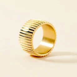 Best Histoire d'Or Bague Sicily Acier Doré