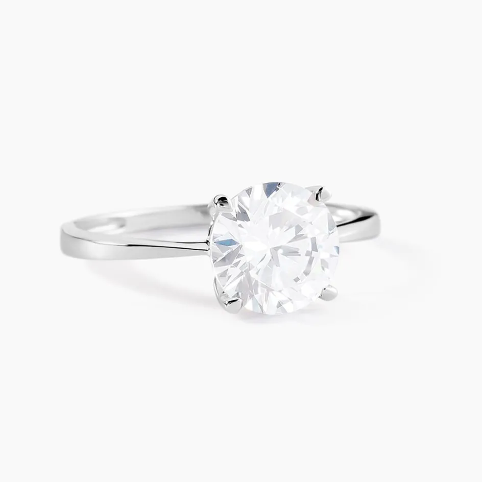 Outlet Histoire d'Or Bague Solitaire Abriel Or Blanc Oxyde De Zirconium