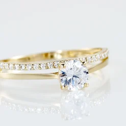 Histoire d'Or Bague Solitaire Anatoline De Zirconium* Bagues|Bagues Avec Pierre