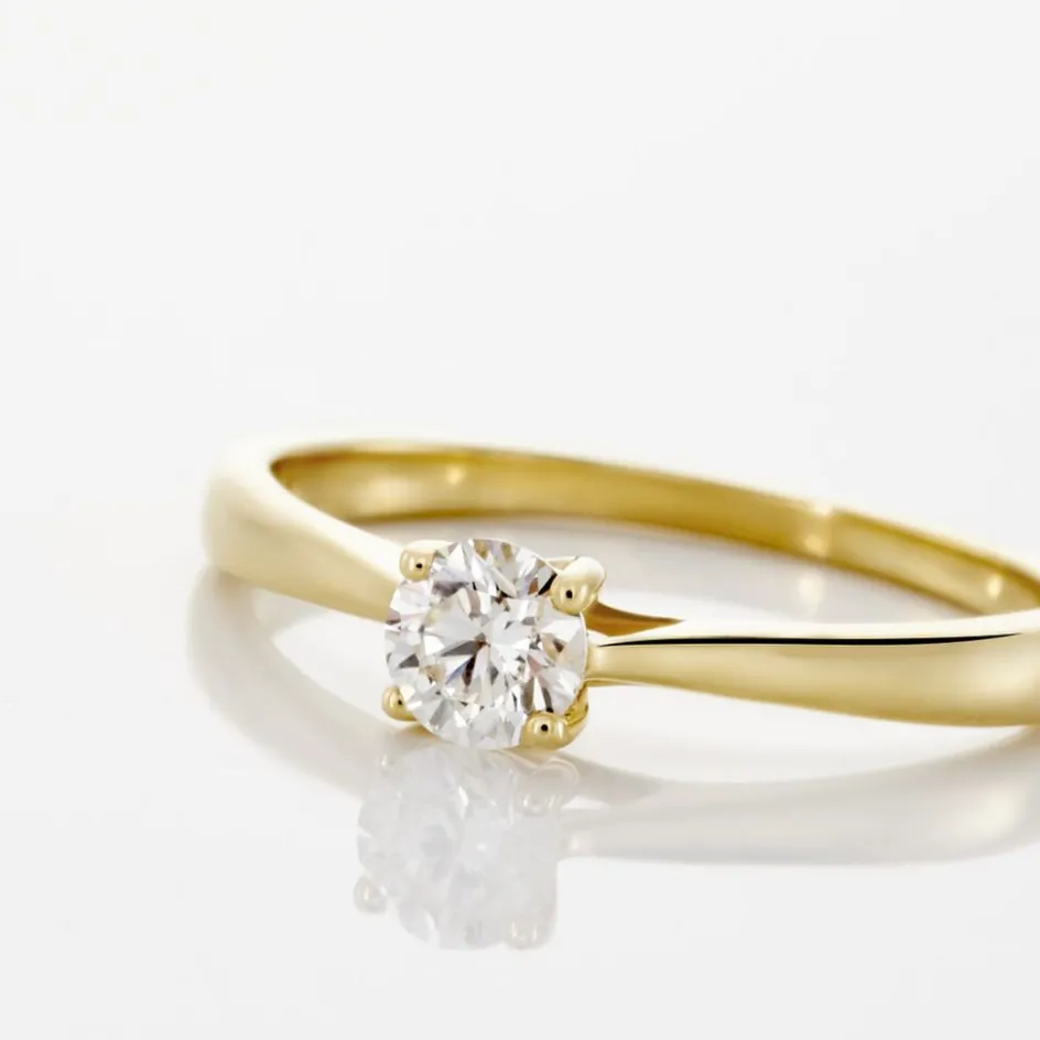 Histoire d'Or Bague Solitaire Aphrodite Or Jaune Diamant* Bagues|Bagues Avec Pierre
