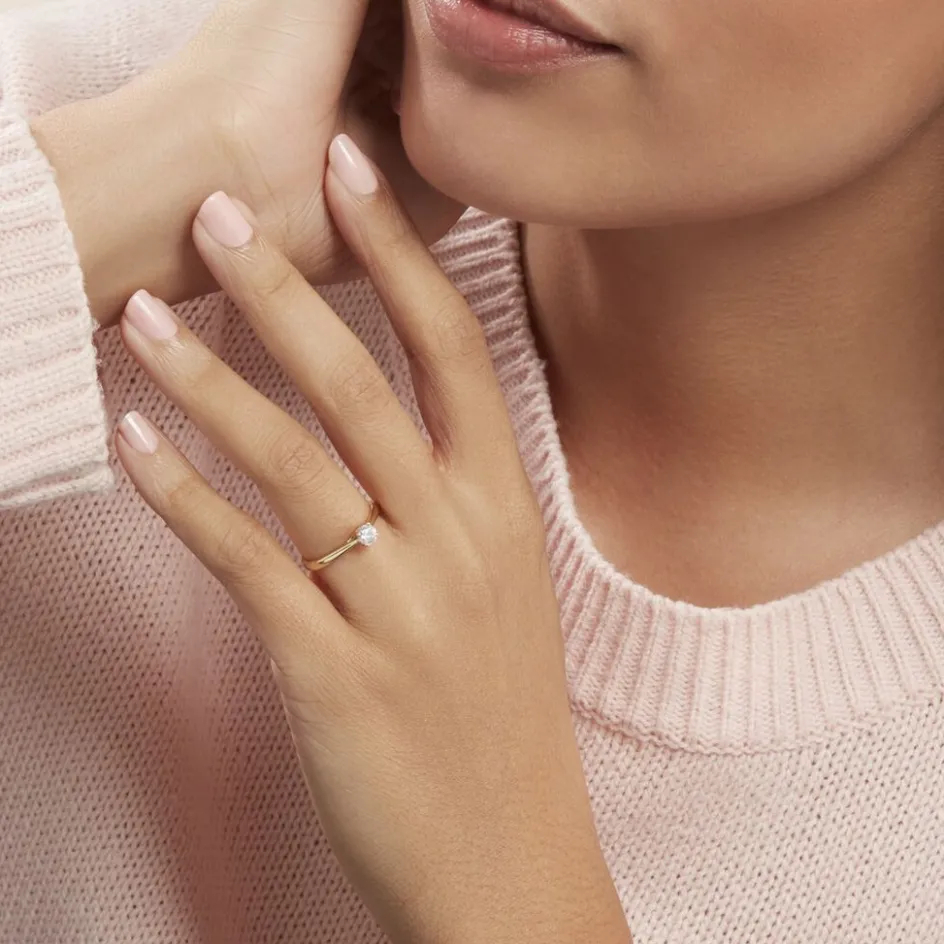 Histoire d'Or Bague Solitaire Aphrodite Or Jaune Diamant* Bagues|Bagues Avec Pierre