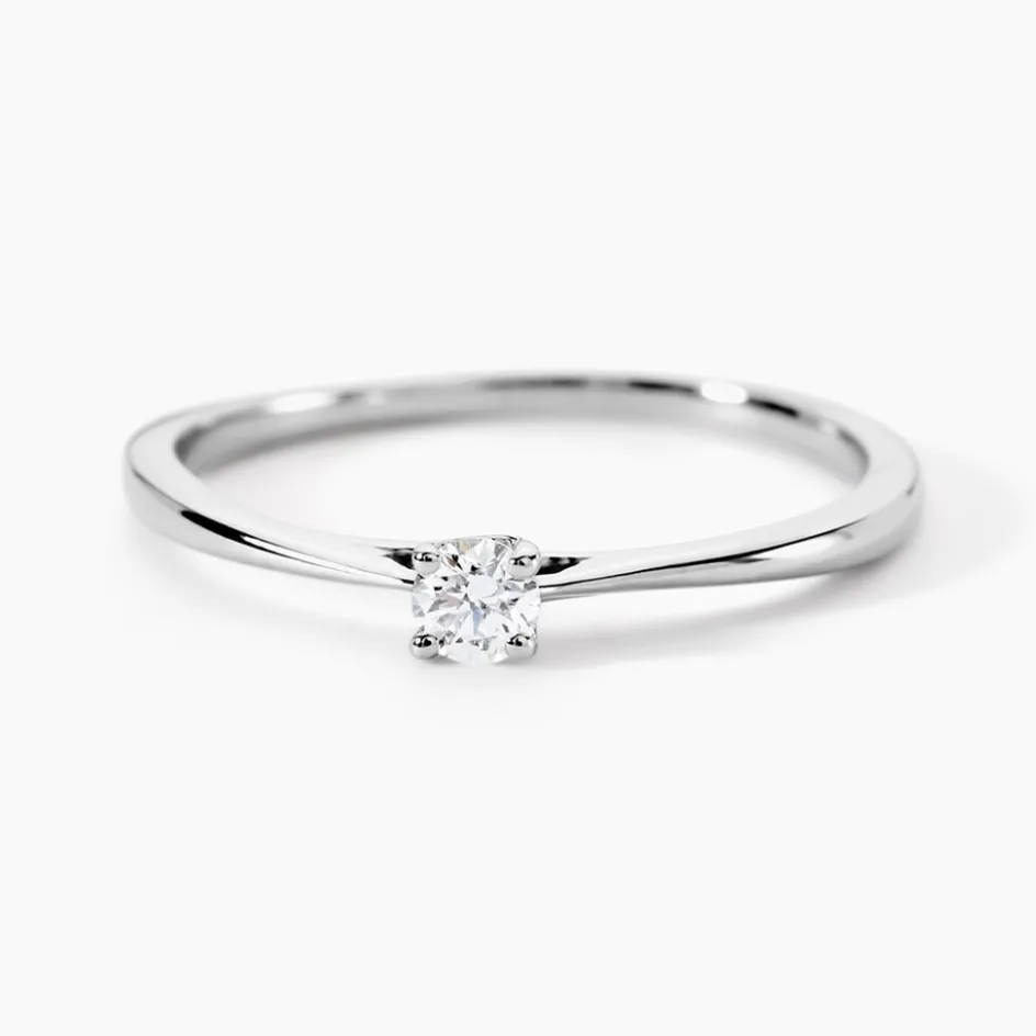 Sale Histoire d'Or Bague Solitaire Aphrodite platine blanc diamant