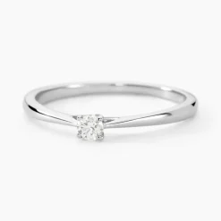 Histoire d'Or Bague Solitaire Aphrodite Or Blanc Diamant or blanc diamant blanc