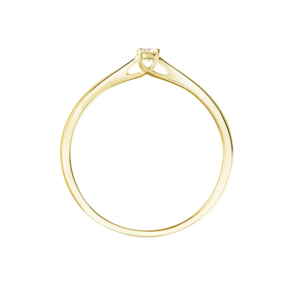 Histoire d'Or Bague Solitaire Aphrodite Or Jaune Diamant or jaune diamant blanc