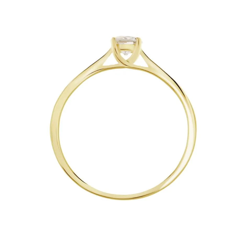 Discount Histoire d'Or Bague Solitaire Aphrodite Or Jaune Diamant or jaune diamant blanc