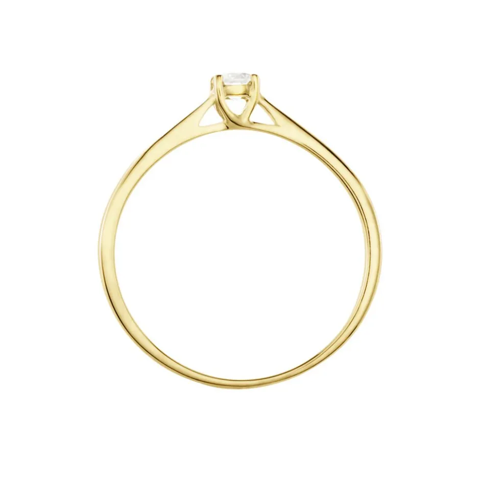 Online Histoire d'Or Bague Solitaire Aphrodite Or Jaune Diamant or jaune diamant blanc