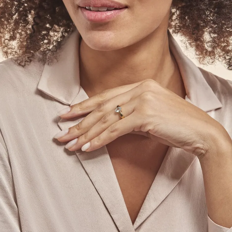 Histoire d'Or Bague Solitaire Arzula Or Jaune Topaze* Bagues|Bagues Avec Pierre