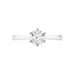 Best Histoire d'Or Bague Solitaire Athena or blanc diamant