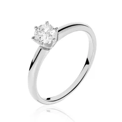 Sale Histoire d'Or Bague Solitaire Dallal Or Blanc Diamant